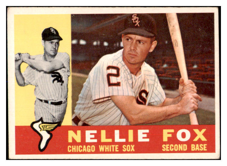 1960 Topps Baseball #100 Nellie Fox White Sox VG-EX/EX 449767