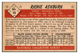 1953 Bowman Color Baseball #010 Richie Ashburn Phillies VG-EX Crease 450293