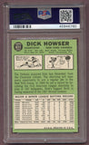1967 Topps Baseball #411 Dick Howser Yankees PSA 7 NM 459464