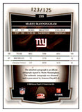 2008 Donruss Significant #199 Mario Manningham Giants Signed 461595
