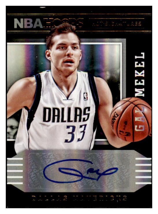 2014 Hot Signatures #019 Gal Mekel Mavericks Signed 461615