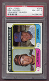 1974 Topps Baseball #206 Era Leaders Tom Seaver Jim Palmer PSA 8 NM/MT 461857