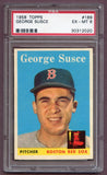 1958 Topps Baseball #189 George Susce Red Sox PSA 6 EX-MT 461892