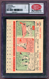 1956 Topps Baseball #015 Ernie Banks Cubs SCD 5.5 EX+ White 461995