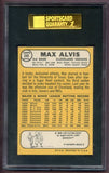 1968 Topps Baseball #340 Max Alvis Indians SGC 96 MINT 462031