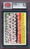 1956 Topps Baseball #226 New York Giants Team SCD 6.5 EX/NM+ 462095