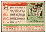 1955 Topps Baseball #173 Bob Kline Senators VG-EX 463109