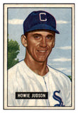 1951 Bowman Baseball #123 Howie Judson White Sox EX-MT 463310
