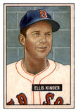 1951 Bowman Baseball #128 Ellis Kinder Red Sox EX-MT 463313