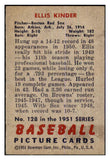 1951 Bowman Baseball #128 Ellis Kinder Red Sox EX-MT 463313