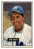 1951 Bowman Baseball #133 Sam Dente Senators EX-MT 463316