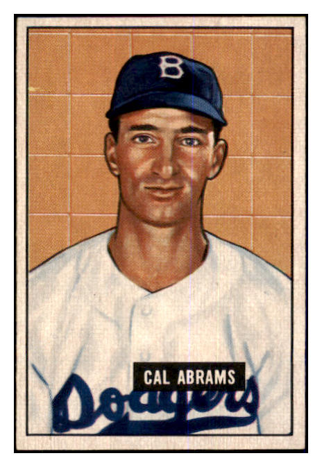 1951 Bowman Baseball #152 Cal Abrams Dodgers EX-MT 463323