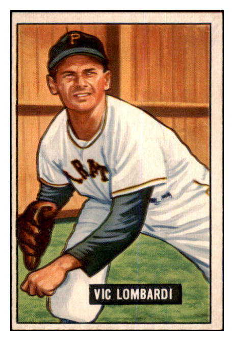 1951 Bowman Baseball #204 Vic Lombardi Pirates EX-MT 463338