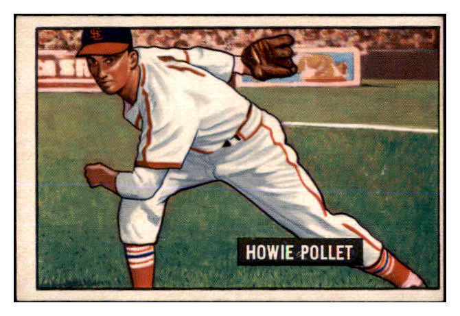 1951 Bowman Baseball #263 Howie Pollet Pirates EX-MT 463358