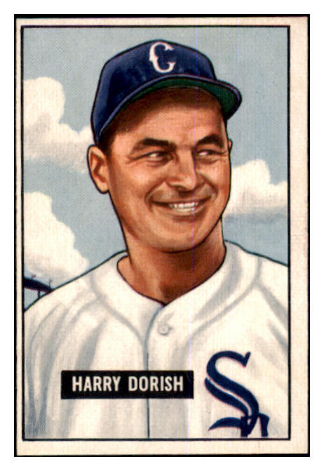 1951 Bowman Baseball #266 Harry Dorish White Sox EX-MT 463360