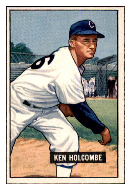 1951 Bowman Baseball #267 Ken Holcombe White Sox EX-MT 463361