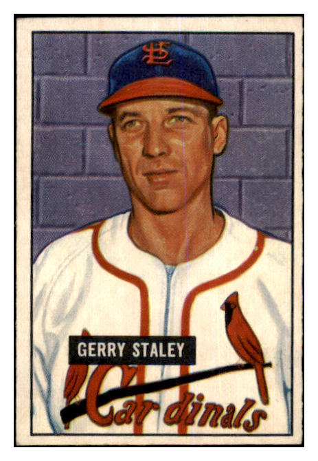 1951 Bowman Baseball #121 Gerry Staley Cardinals EX 463399