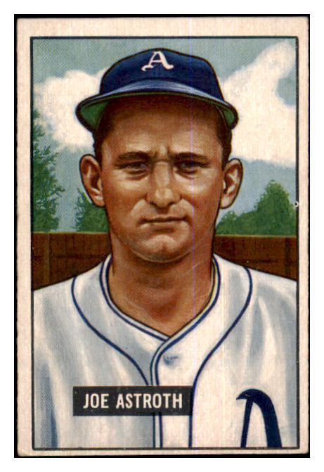 1951 Bowman Baseball #298 Joe Astroth A's EX 463418