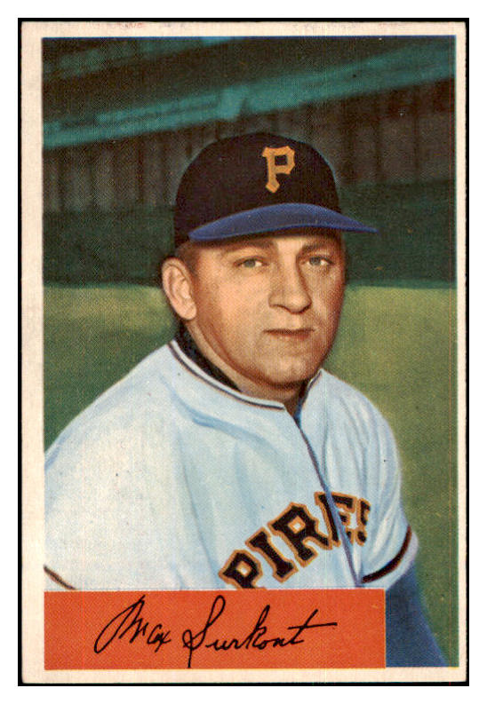 1954 Bowman Baseball #075 Max Surkont Pirates EX-MT 463442