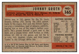 1954 Bowman Baseball #165 Johnny Groth Orioles EX-MT 463445