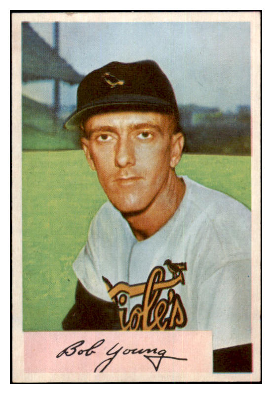 1954 Bowman Baseball #149 Bob Young Orioles EX-MT 463450