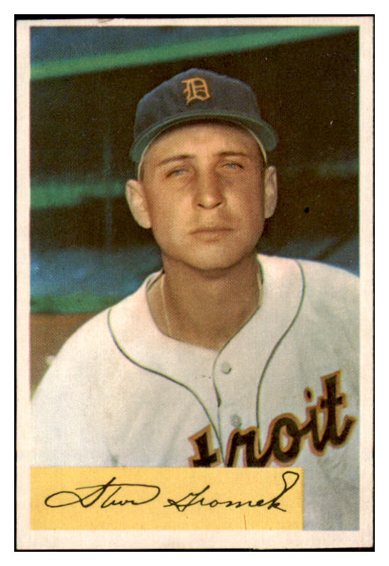 1954 Bowman Baseball #199 Steve Gromek Tigers EX-MT 463459