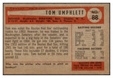 1954 Bowman Baseball #088 Tom Umphlett Senators EX-MT 463478