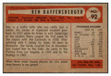 1954 Bowman Baseball #092 Ken Raffensberger Reds EX-MT 463479
