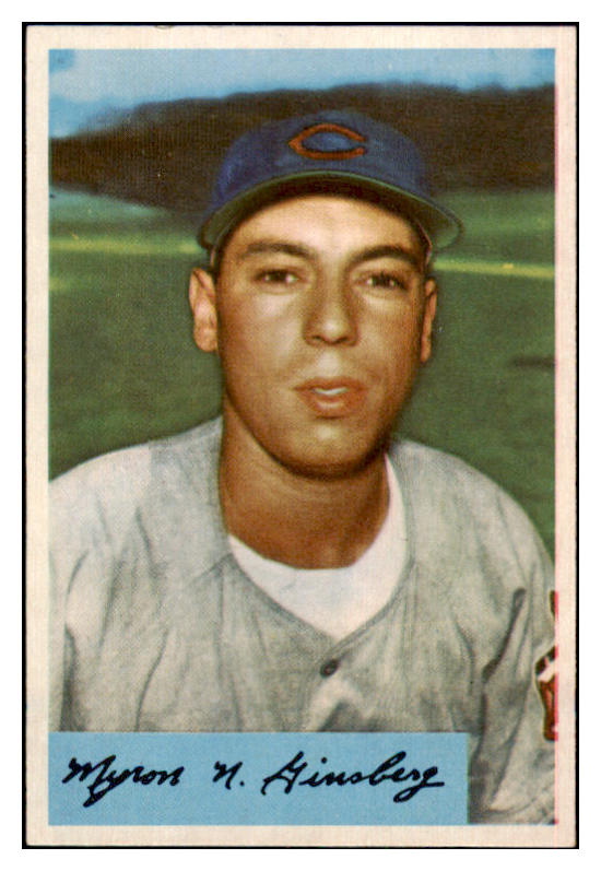 1954 Bowman Baseball #052 Joe Ginsberg Indians EX-MT 463482