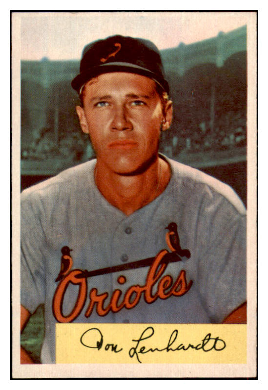 1954 Bowman Baseball #053 Don Lenhardt Orioles EX-MT 463483