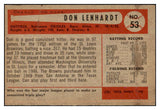 1954 Bowman Baseball #053 Don Lenhardt Orioles EX-MT 463483