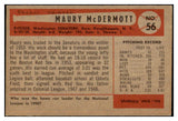 1954 Bowman Baseball #056 Maury McDermott Senators EX-MT 463485