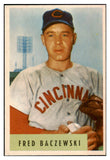 1954 Bowman Baseball #060 Fred Baczewski Reds EX-MT 463486