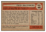 1954 Bowman Baseball #060 Fred Baczewski Reds EX-MT 463486
