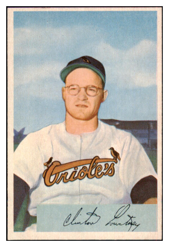 1954 Bowman Baseball #069 Clint Courtney Orioles EX-MT 463490
