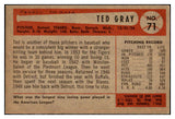 1954 Bowman Baseball #071 Ted Gray Tigers EX-MT 463492