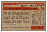 1954 Bowman Baseball #014 Gerry Staley Cardinals EX-MT 463494