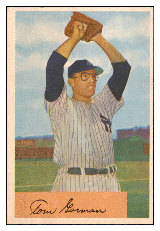 1954 Bowman Baseball #017 Tom Gorman Yankees EX-MT 463495