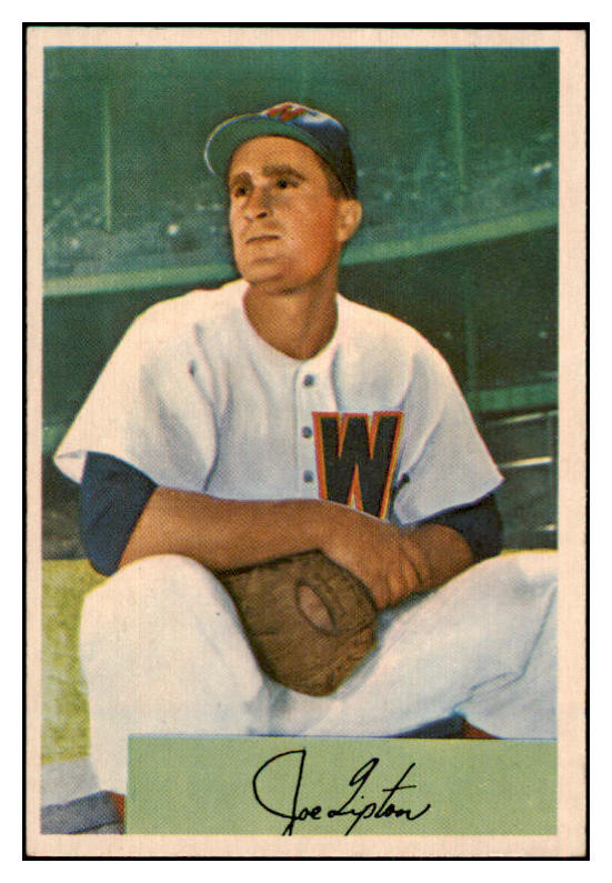 1954 Bowman Baseball #180 Joe Tipton Senators EX-MT 463509