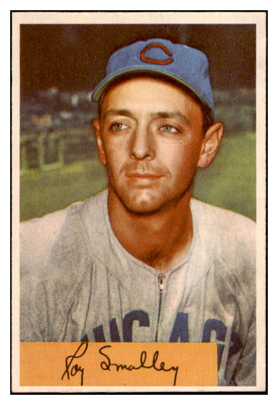1954 Bowman Baseball #109 Roy Smalley Cubs EX-MT 463528