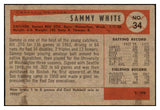 1954 Bowman Baseball #034 Sammy White Red Sox EX-MT 463540