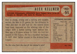 1954 Bowman Baseball #051 Alex Kellner A's EX-MT 463543