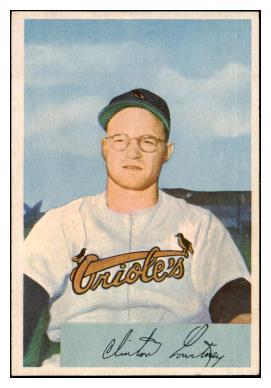 1954 Bowman Baseball #069 Clint Courtney Orioles EX-MT 463548
