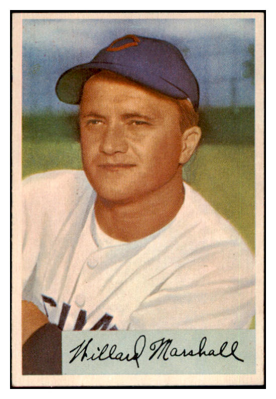 1954 Bowman Baseball #070 Willard Marshall White Sox EX-MT 463549