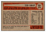 1954 Bowman Baseball #071 Ted Gray Tigers EX-MT 463550