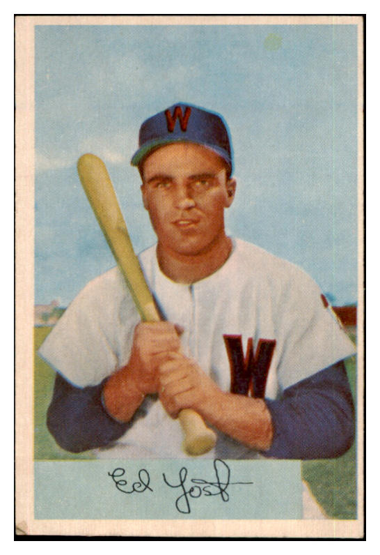 1954 Bowman Baseball #072 Eddie Yost Senators EX-MT 463551