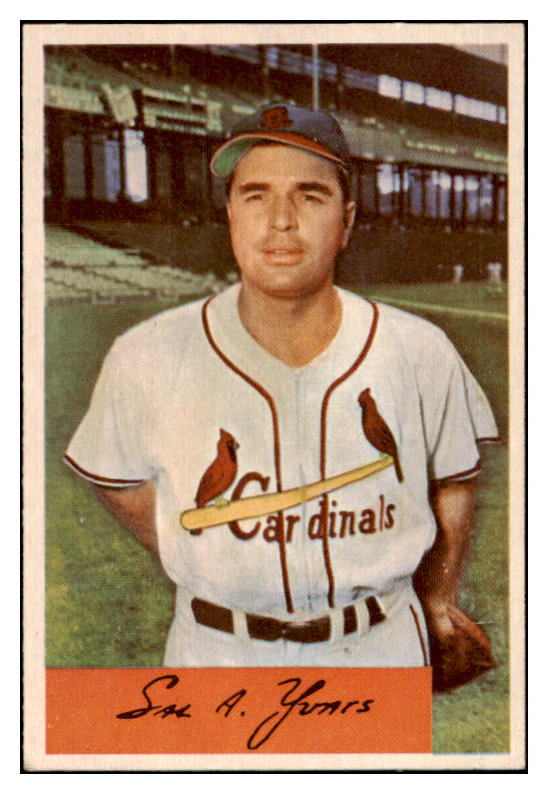 1954 Bowman Baseball #078 Sal Yvars Cardinals EX-MT 463555