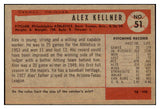 1954 Bowman Baseball #051 Alex Kellner A's EX-MT 463573