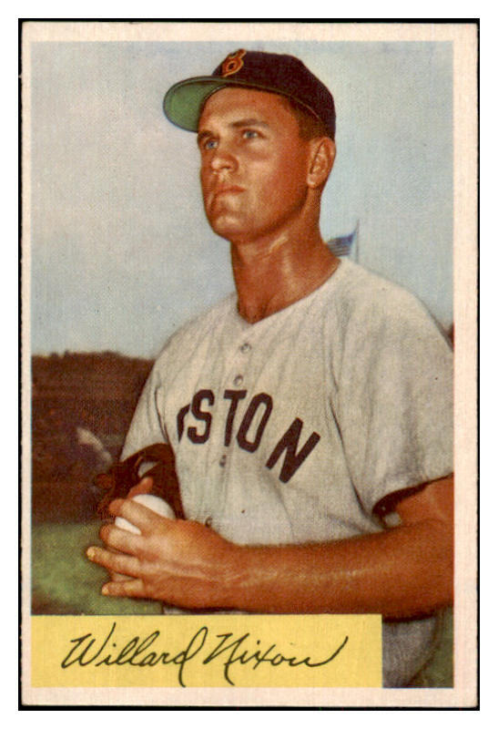 1954 Bowman Baseball #114 Willard Nixon Red Sox EX-MT 463574