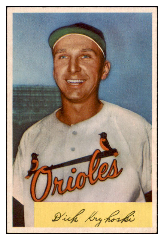 1954 Bowman Baseball #117 Dick Kryhoski Orioles EX-MT 463575